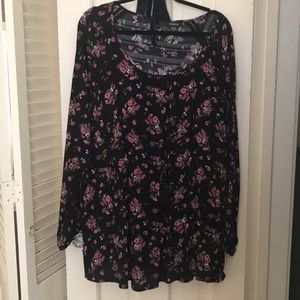 Torrid Floral Dress Shirt